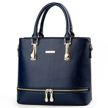 Load image into Gallery viewer, Fashion Women Handbag With Dolls 9 Grid Splicing Hand Bags Ladies Top-Handle Bag Zipper Hasp Clutch  New Totes