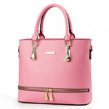 Load image into Gallery viewer, Fashion Women Handbag With Dolls 9 Grid Splicing Hand Bags Ladies Top-Handle Bag Zipper Hasp Clutch  New Totes