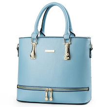 Load image into Gallery viewer, Fashion Women Handbag With Dolls 9 Grid Splicing Hand Bags Ladies Top-Handle Bag Zipper Hasp Clutch  New Totes