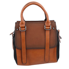 Load image into Gallery viewer, Fashion Women Handbag With Dolls 9 Grid Splicing Hand Bags Ladies Top-Handle Bag Zipper Hasp Clutch  New Totes