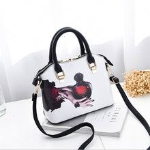 Load image into Gallery viewer, Fashion Women Handbag With Dolls 9 Grid Splicing Hand Bags Ladies Top-Handle Bag Zipper Hasp Clutch  New Totes