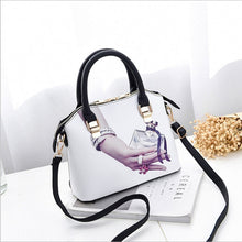 Load image into Gallery viewer, Fashion Women Handbag With Dolls 9 Grid Splicing Hand Bags Ladies Top-Handle Bag Zipper Hasp Clutch  New Totes